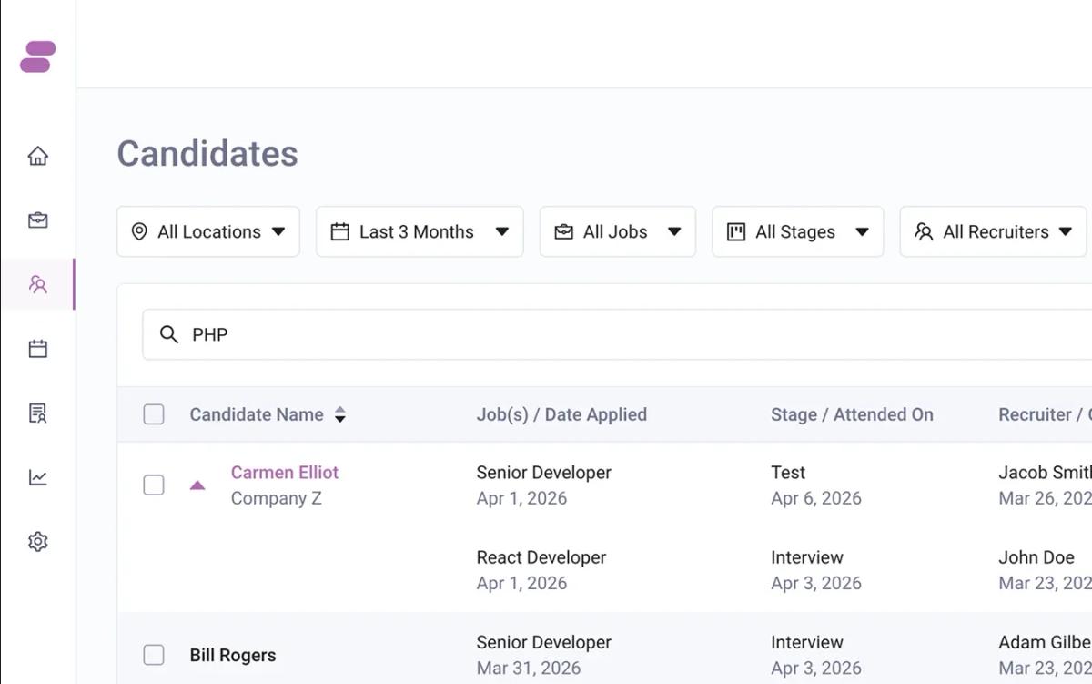 Candidate Management with AI Fit Score